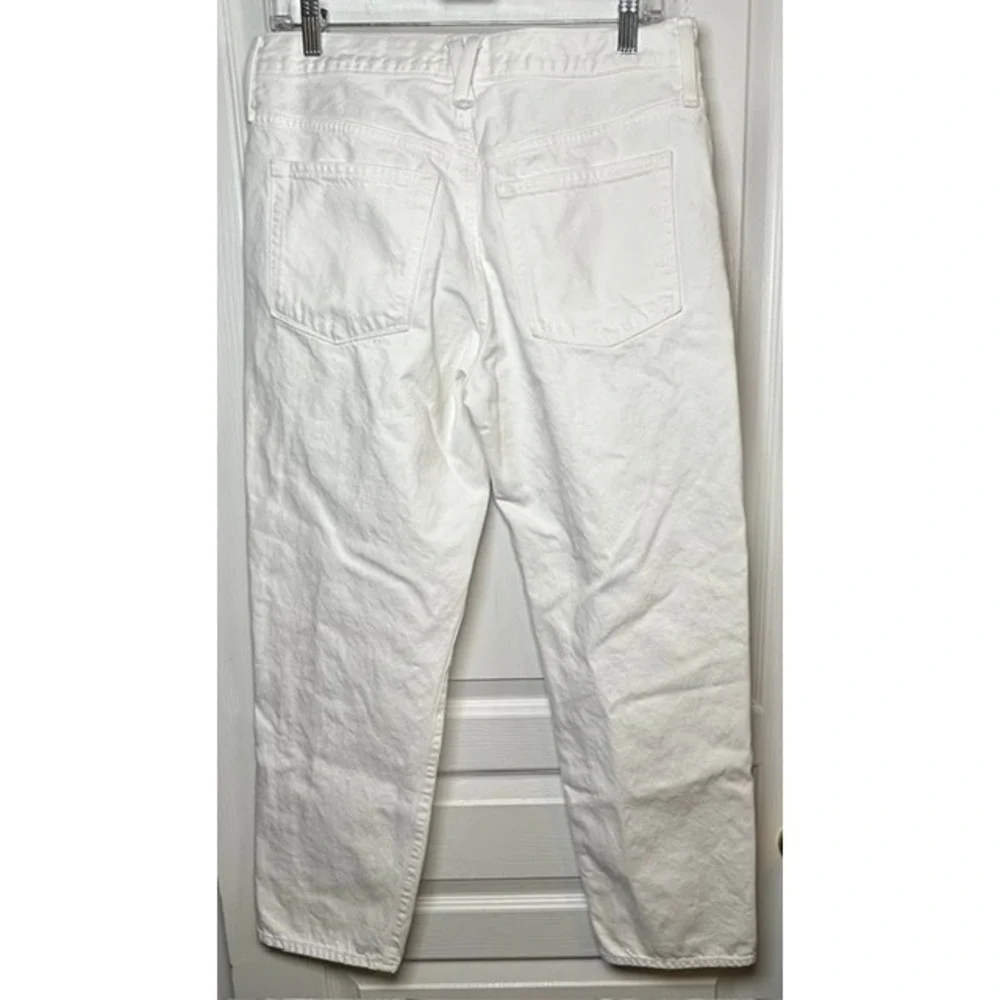 J. Crew Denim White Slouchy Boyfriend Jeans Stretch 28 Size 6